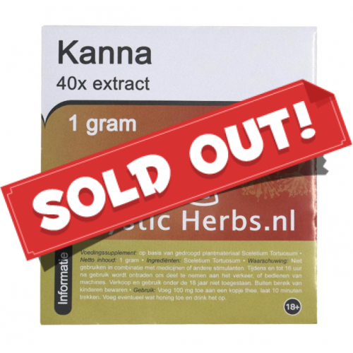 Buy Kanna 40x extract - 1 gram